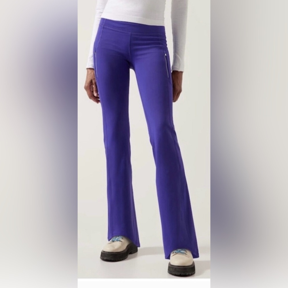 Athleta Rainier Bootcut Pants in Rich Blue